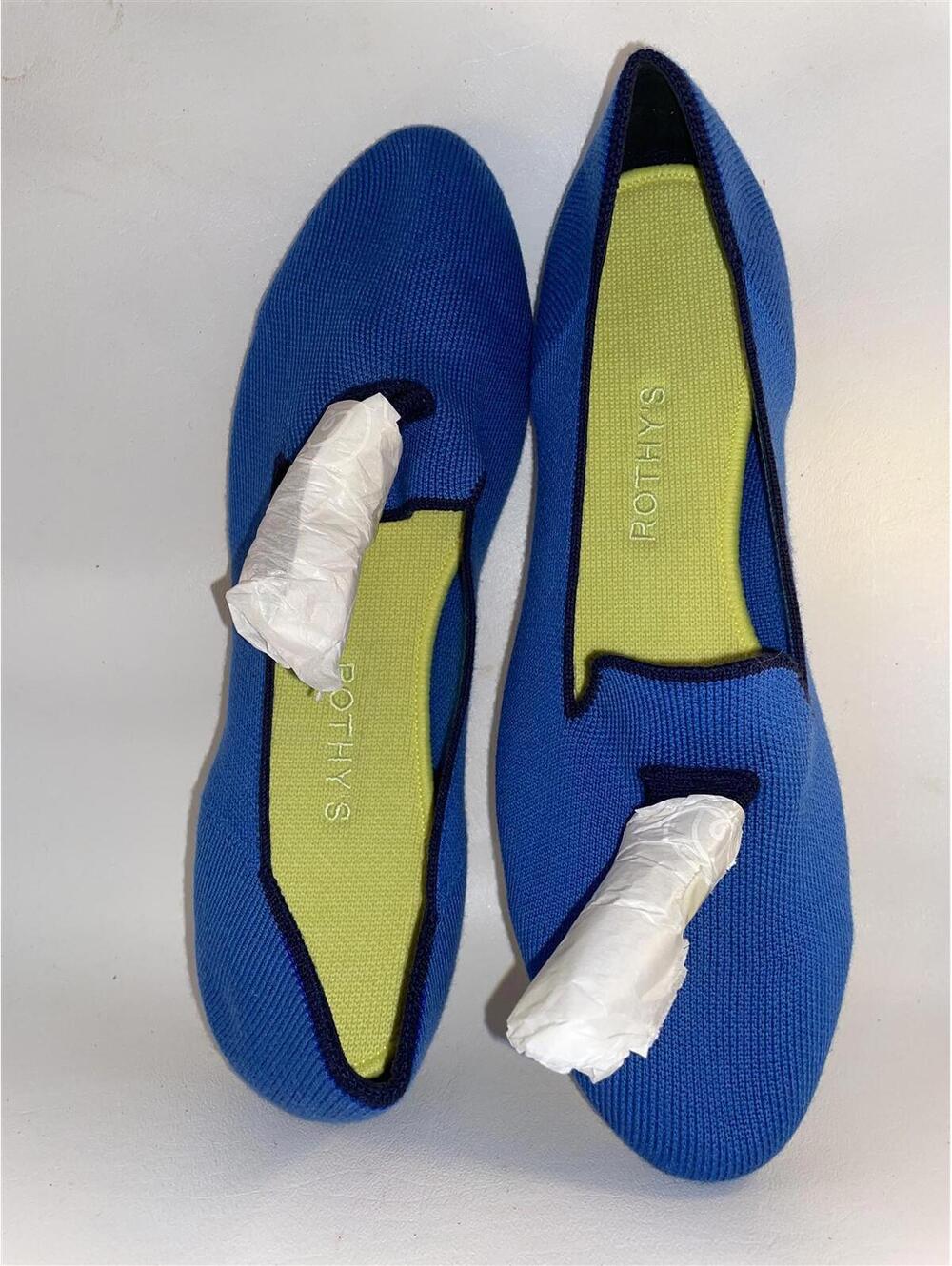 Rothy's Loafer Merino Blue Women's Shoes Flats Size 11 New